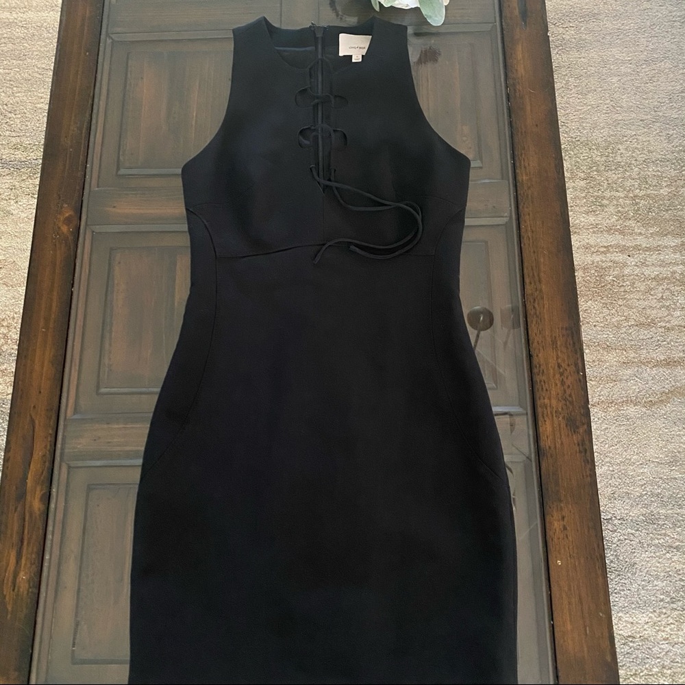 Cinq a Sept Irene Black Cocktail Dress - Picture 5 of 15